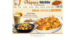 Desktop Screenshot of mayuraindianrestaurant.com